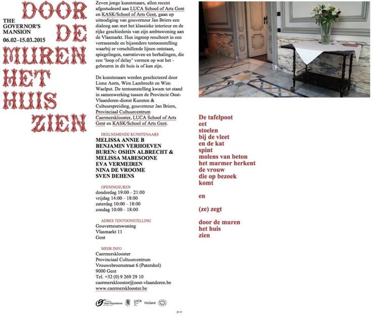 The governors mansion, flyer